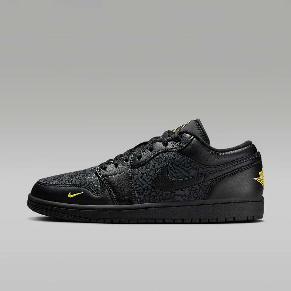 10M - ‎ [NEW] Men's Air Jordan 1 Low Shoes 'Black' IM6568-010